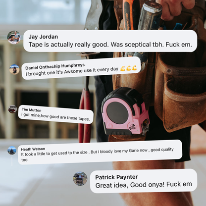 THE SUZIE 8M LCD TAPE MEASURE