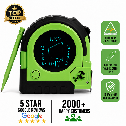 THE GARIE 8M LCD TAPE MEASURE